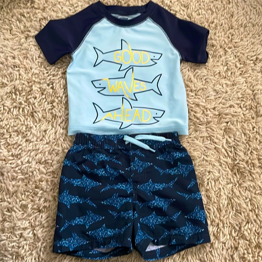 NWOT Baby rashguard swimsuit